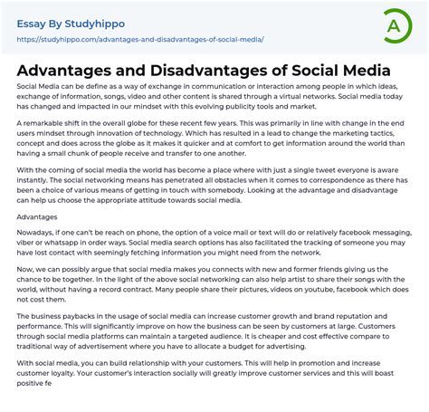 social media essay topics